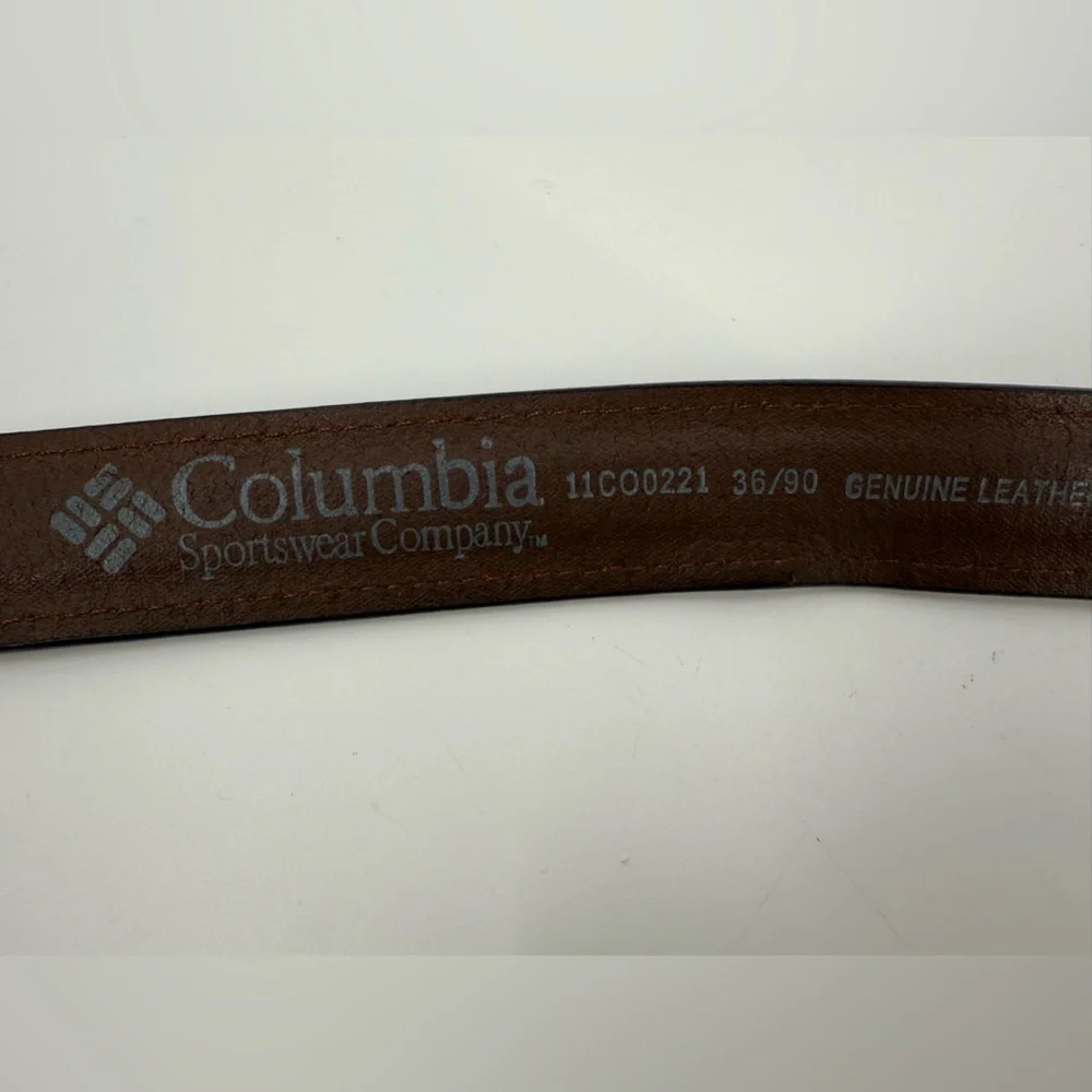 Men’s‎ Columbia Brown Leather Belt 36